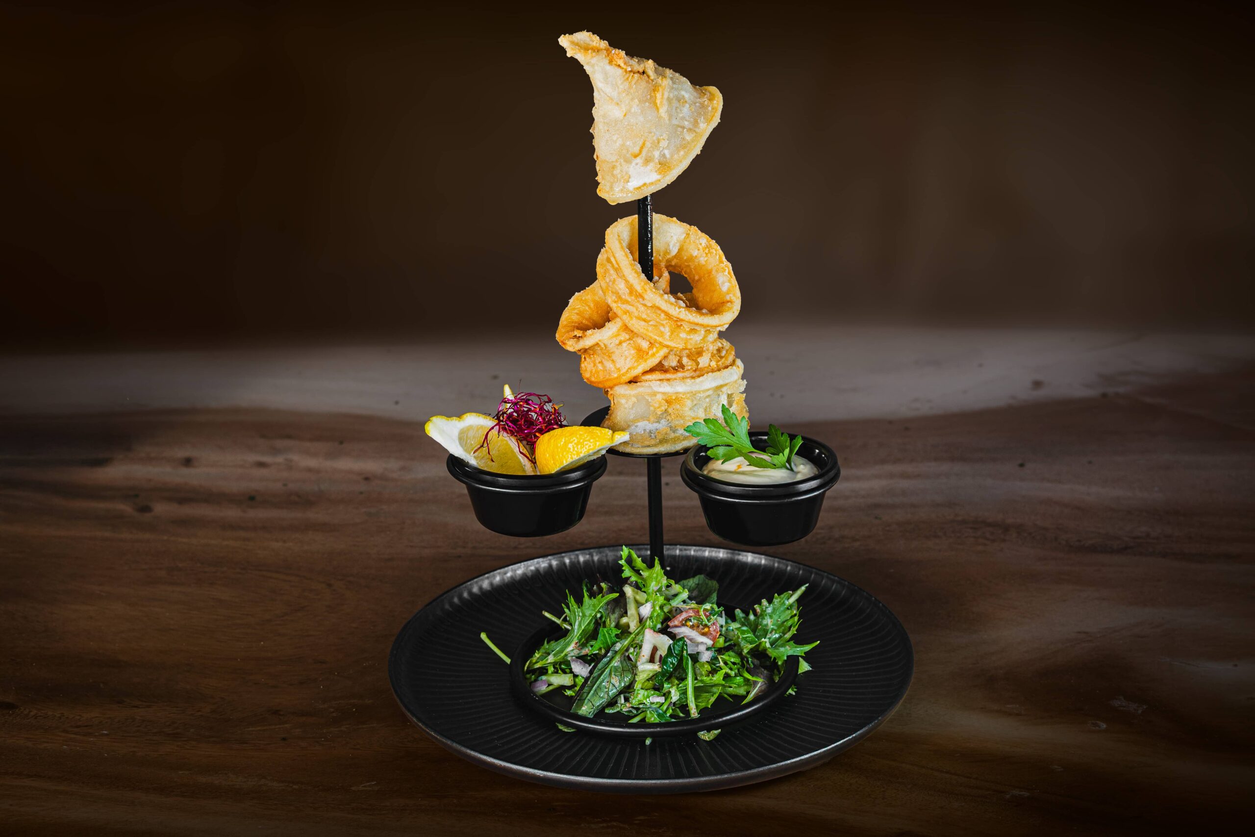 Breaded calamari rings