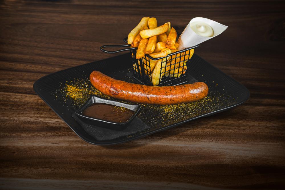 Currywurst with сurry