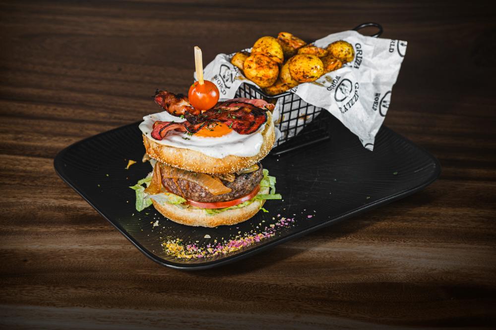 Black angus burger