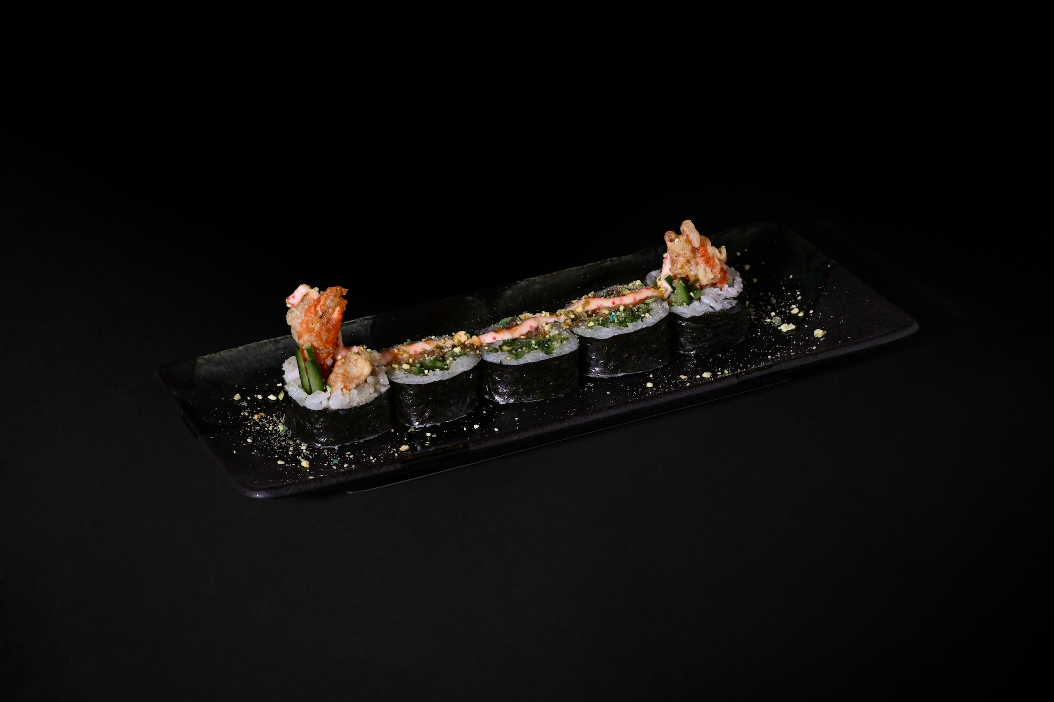 Soft shell crab uramaki