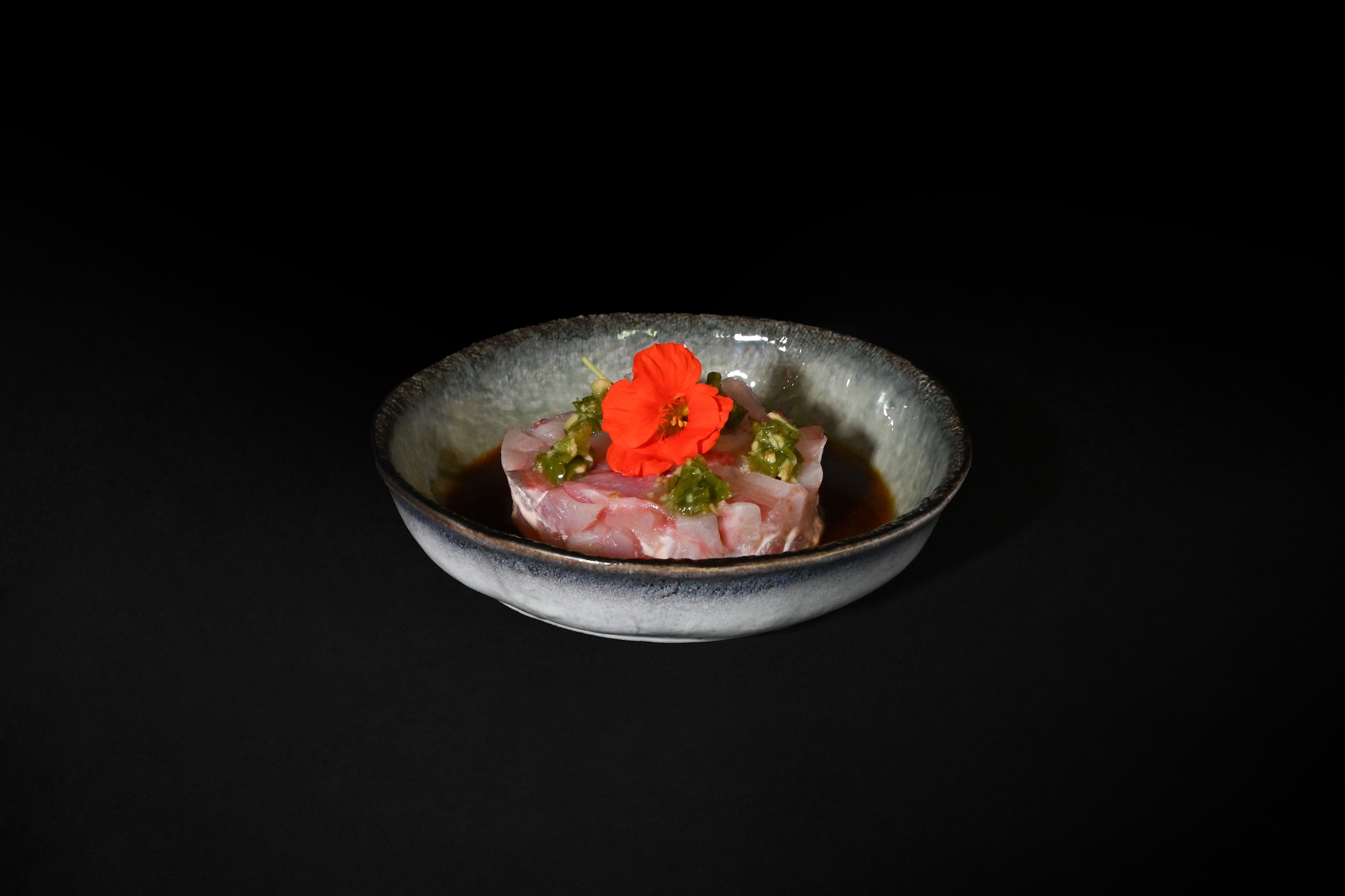 Hamachi no kōmi tartar