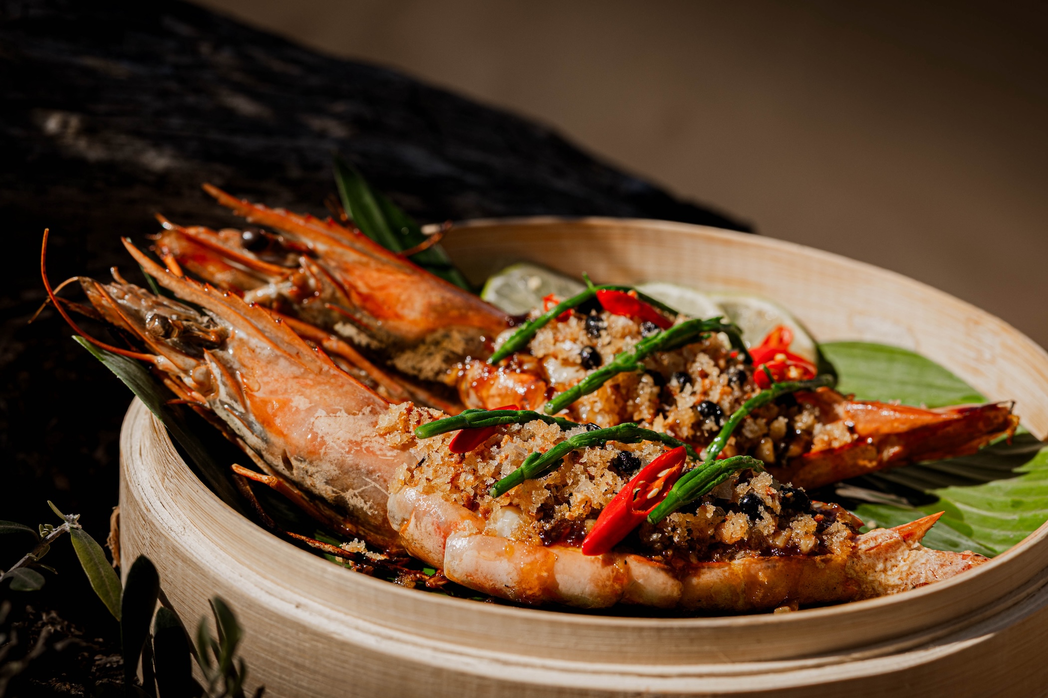 Typhoon shelter prawn